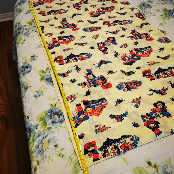 Vintage Unused Cotton Cowboy Fabric ~ 4 Metres - Picture 10 of 14